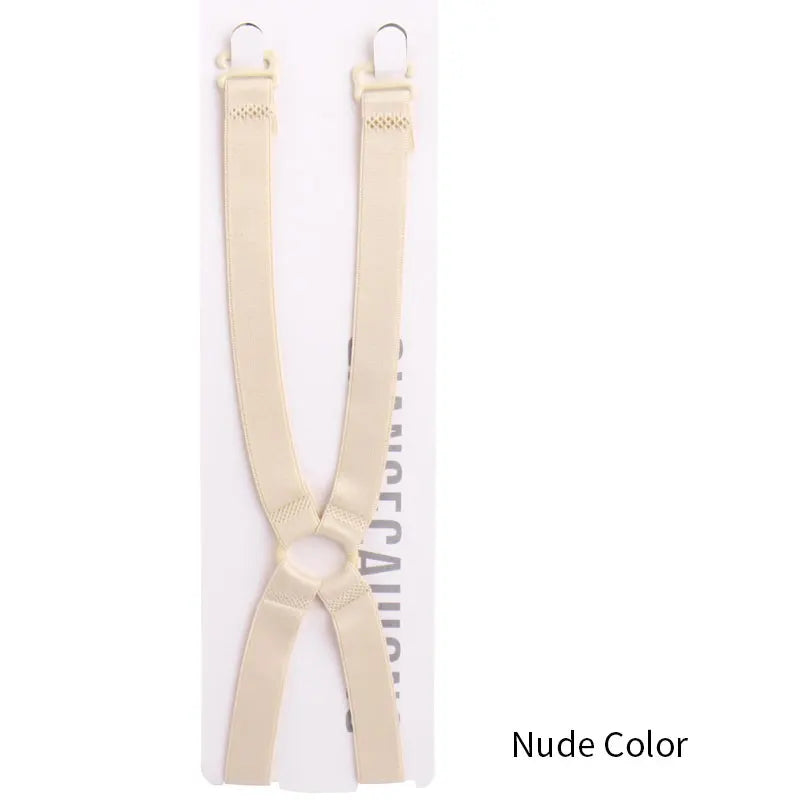 Elastic Shoulder Strap Colored Sexy Bra Band Accessories Woman Sexy Back Bra Straps X Cross Attache Soutien Gorge Croise 1.5cm