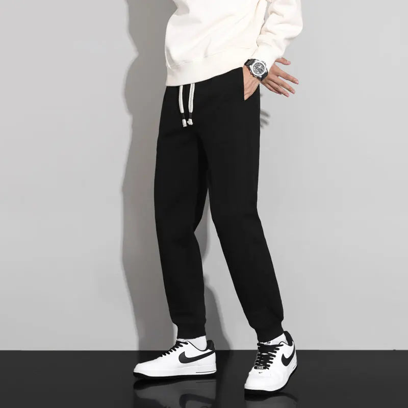 2024 Autumn Casual Sports Pants Simple Solid Color Windproof and Wear-resistant Jogging Fitness Pants Y2k Street Men's Clothing