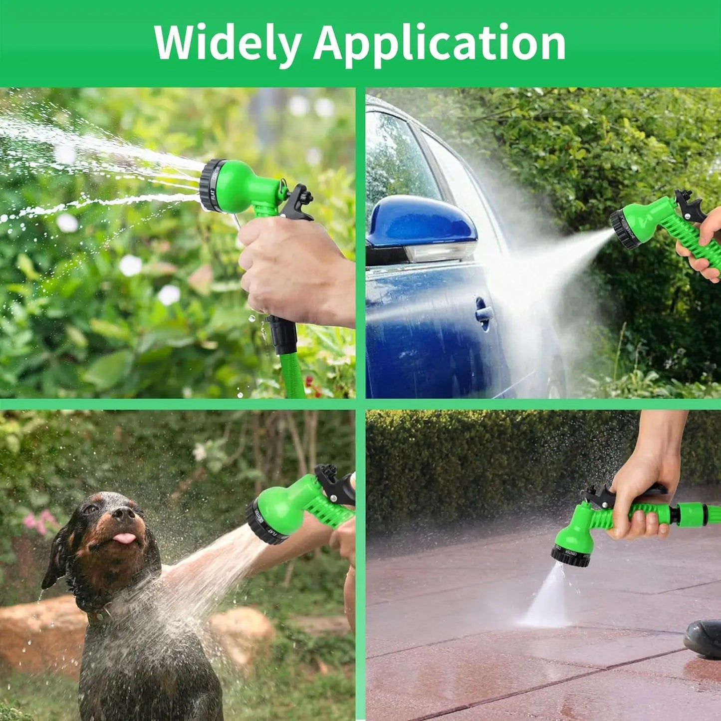 Expandable Magic Hose, High-Pressure Car Wash, 7Water Spraying Functions, Water Gun, Home Garden Watering Hose