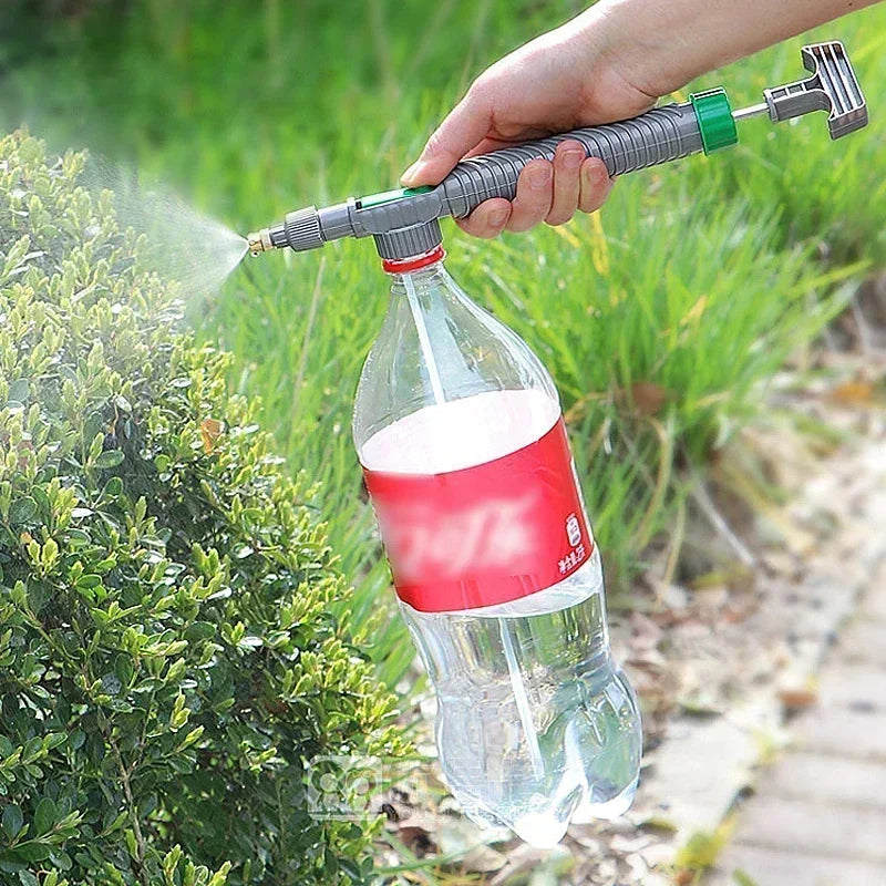 Manual High Pressure Air Pump Sprayer Adjustable Drink Bottle Spray Head Nozzle Garden Watering Tool Sprayer Agriculture Tools