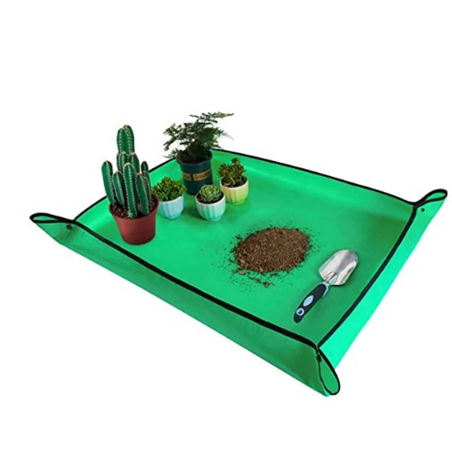 75 x 100cm Gardening Planting Mat PE Plant Repotting Mat Foldable Waterproof Gardening Potting Pad Flower Pots Transplanting Mat