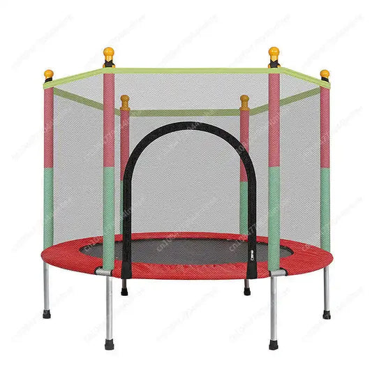 Trampoline  Indoor With Protective Net For Adults Kids Jumping Bed Outdoor Exercise Fitness Equipment Flexible