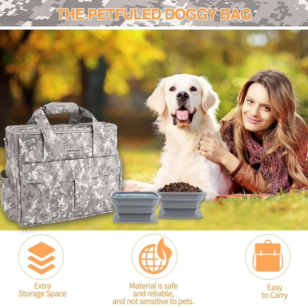 Airline Approved Organizer for Pet Supplies Essentials Camping Hiking Weekend Away