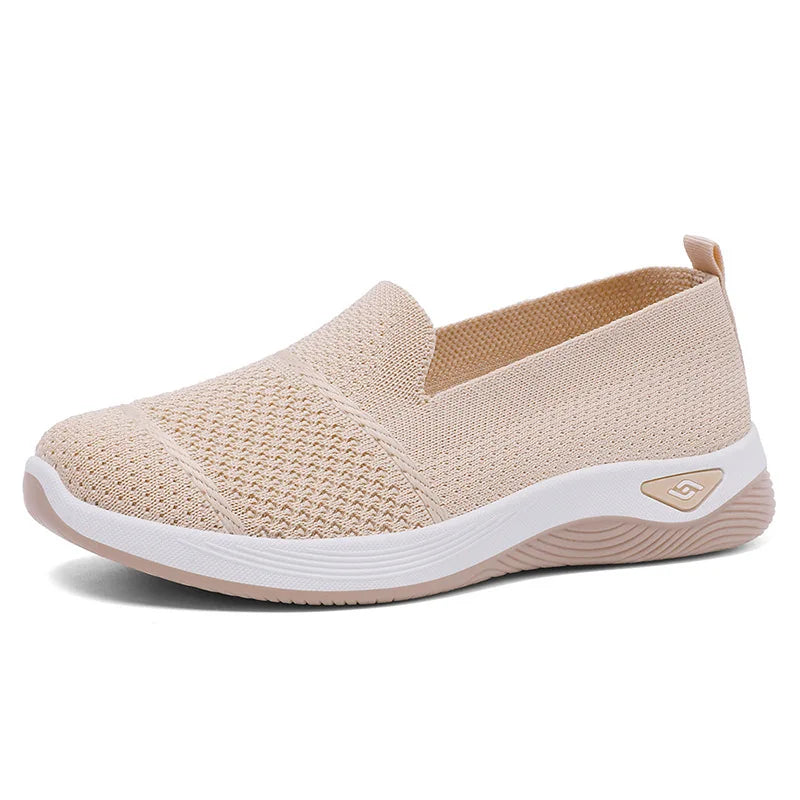 2025 Summer New Women's Shoes Fashion Mesh Breathable Comfortable Soft Sole Casual Single Shoes Women Zapatos Casuales