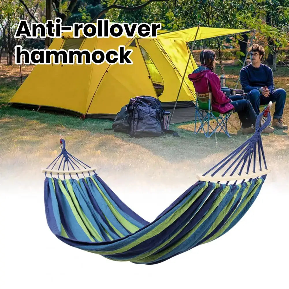 Sleeping Hammock Durable Portable Camping Hammock with Strong Load-bearing Capacity Easy Installation Anti-rollover for Outdoor