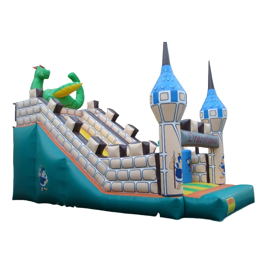 Castle Style Inflatable Slides Customized Size Castle Bounce House Dry Slide For Hot Sale