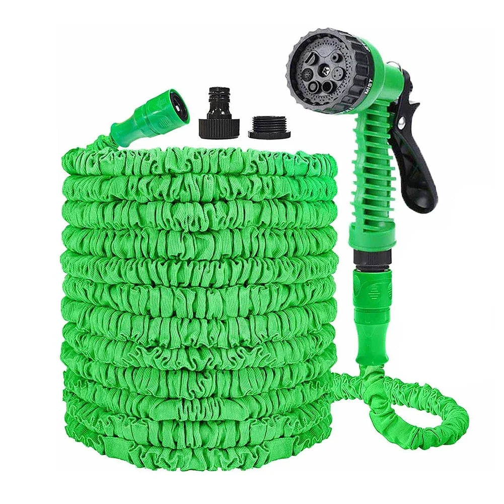 High Pressure Car Wash Water Gun Household Plastic Telescopic Hose Set Car Garden Garden Shower Hose