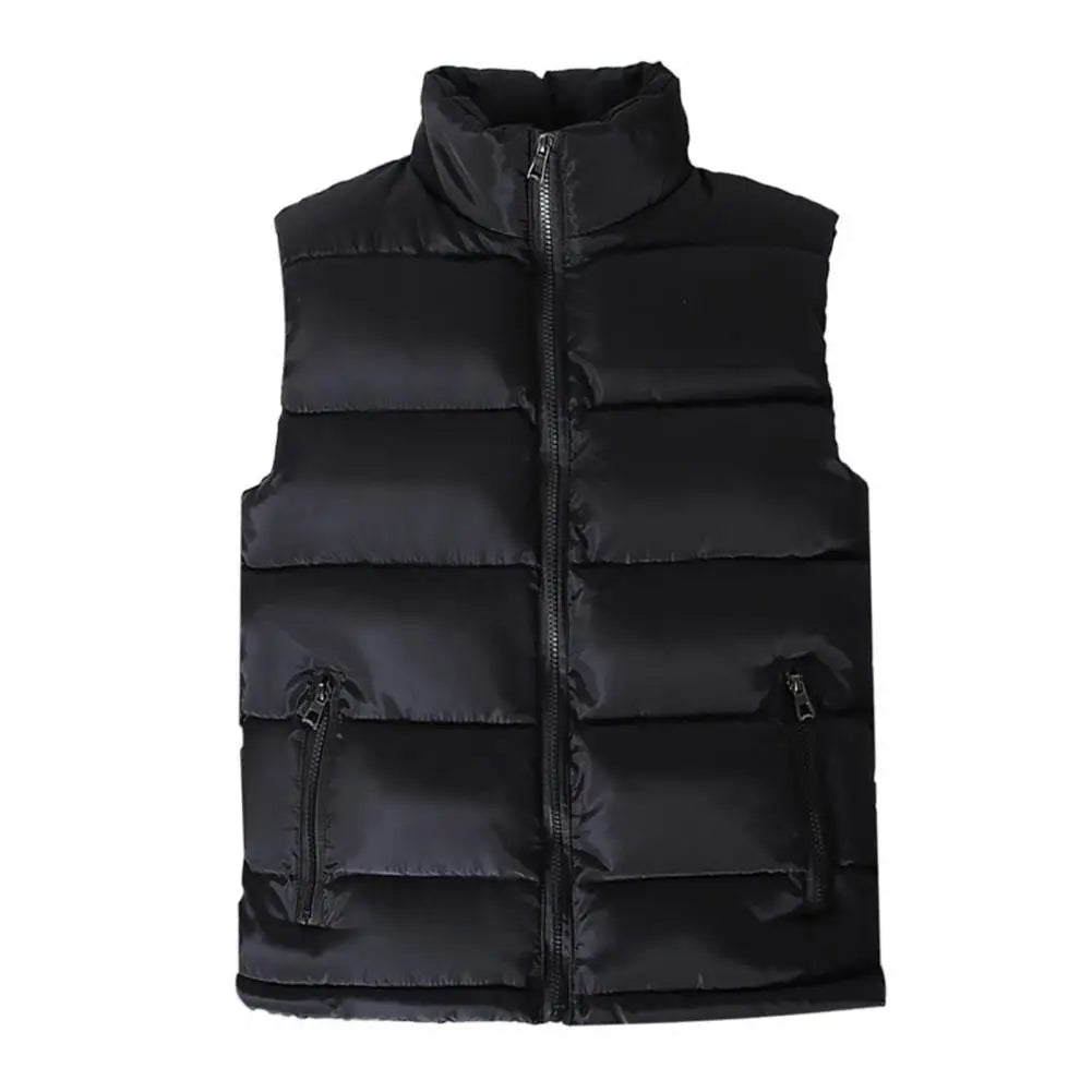 Outdoors Padded Men Casual Heated Vest Man Sleeveless Body Warmer Hiking Clothing Thermal Fashion Men's Heating Winter Coat