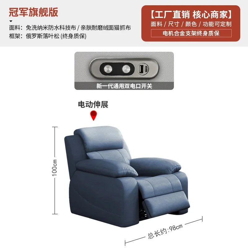 Designer New Arrival Sofa Chair Modern Simple Lazy Reclining Lounge Sofa Floor Loveseat Divani Da Soggiorno Apartment Furniture