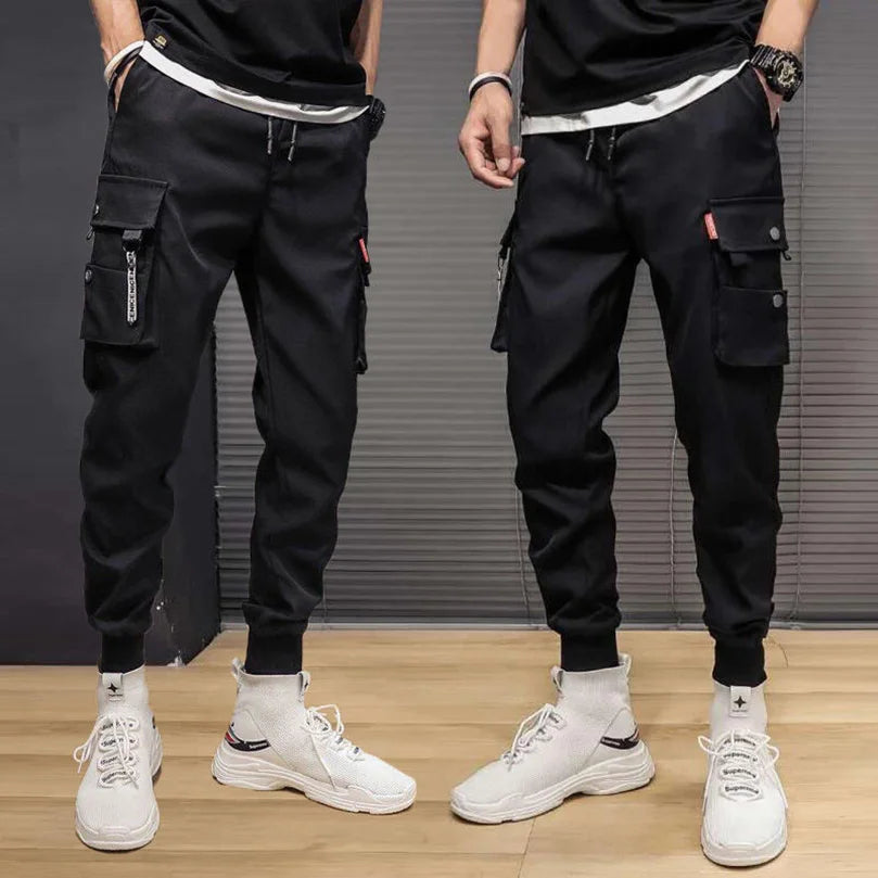 Men Spring Summer Cargo Pants Joggers Sportswear Boys Girls Jogging Tracksuit Streetwear Clothing 2025 Plus Size 5XL Z1