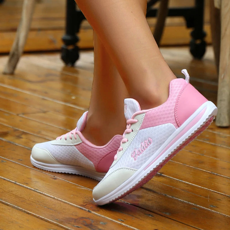 Fashion Women's Sneakers 2025 New Vulcanized Ladies Shoes New Casual Sneaker Woman Lace Up Tenis Feminino Sneakers Women