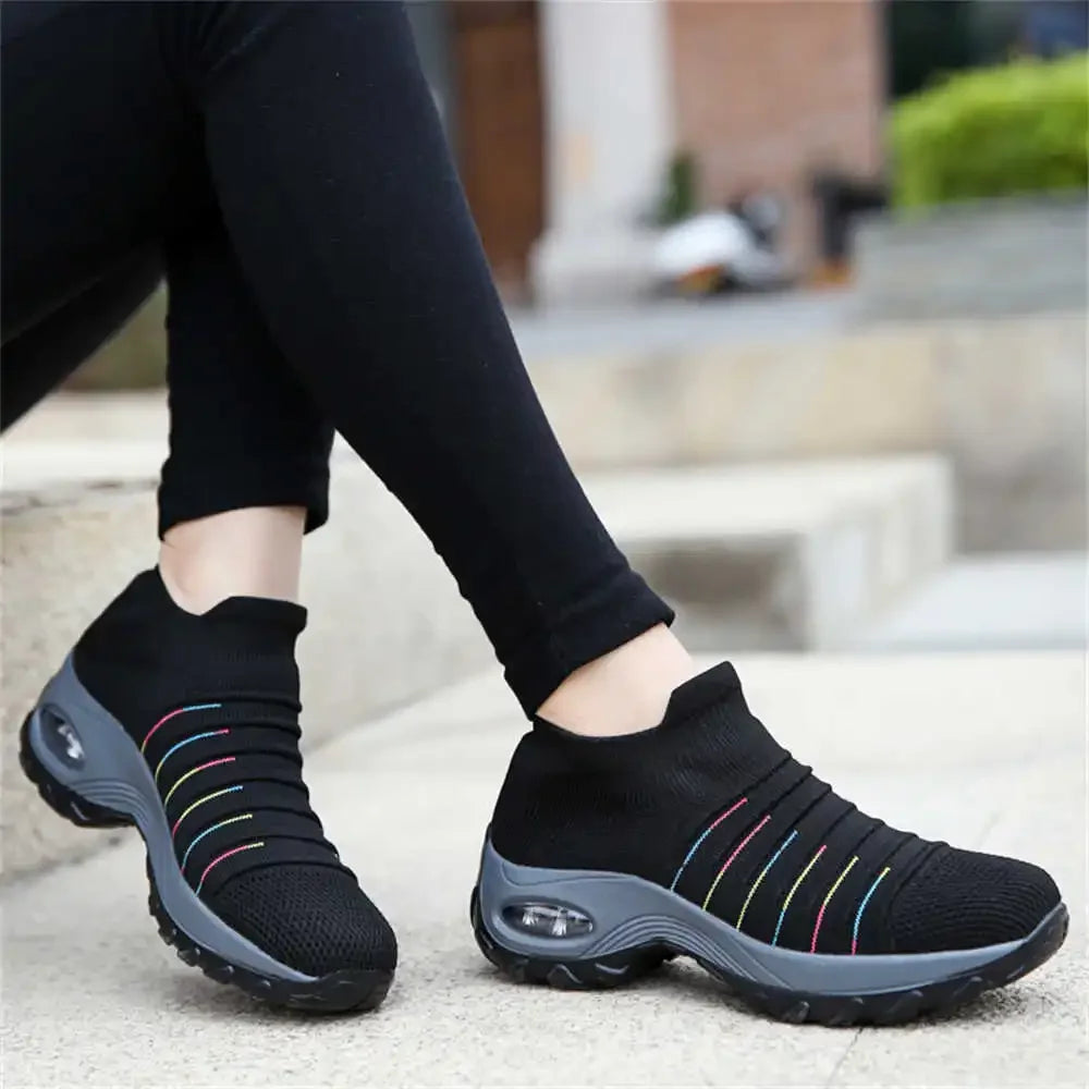 Without Laces Super Big Size Womens Runners Vulcanize Sneakers Sneakers For Women Loafer Women Shoes Sport Super Brand