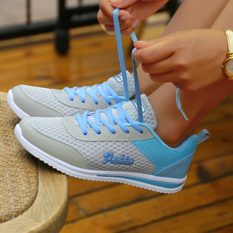 Fashion Women's Sneakers 2025 New Vulcanized Ladies Shoes New Casual Sneaker Woman Lace Up Tenis Feminino Sneakers Women