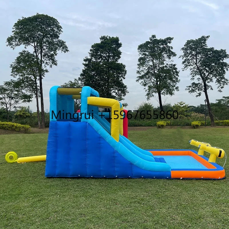 bumper cars flying spinner waterslide inflatable jumping castle for kids bounce house inflatable