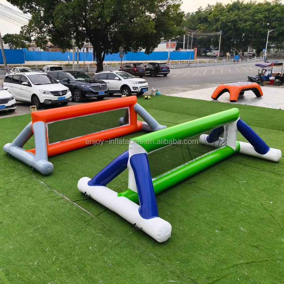 Inflatable Water Volleyball Court with Air Pump Inflatable Volleyball Court Pool Inflatable Trampoline Volleyball Court for Sale