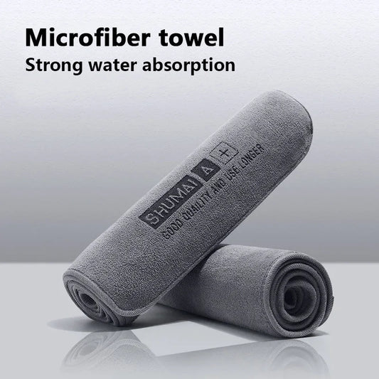 Car Wash High End Microfiber Towel Car Cleaning Drying Cloth Hemming