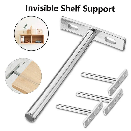 Convenient Durable Metal Furniture Concealed Racks Invisible Shelf Brackets Storage Wall Mount Shelf Support Bench Board