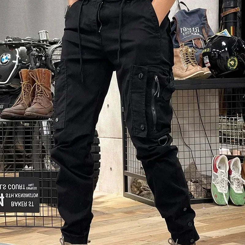 Camo Navy Trousers Man Harem Y2k Tactical Military Cargo Pants for Men Techwear High Quality Outdoor Hip Hop Work Stacked Slacks