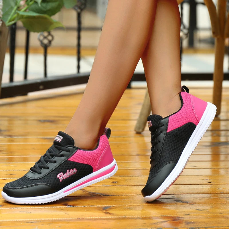 Fashion Women's Sneakers 2025 New Vulcanized Ladies Shoes New Casual Sneaker Woman Lace Up Tenis Feminino Sneakers Women