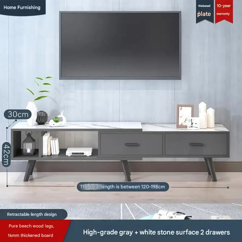 Trendy Unique Tv Table Wood Shelf Luxury Nordic Modern Dressers Living Room Tv Stands Universal Archivadores Bedroom Furniture