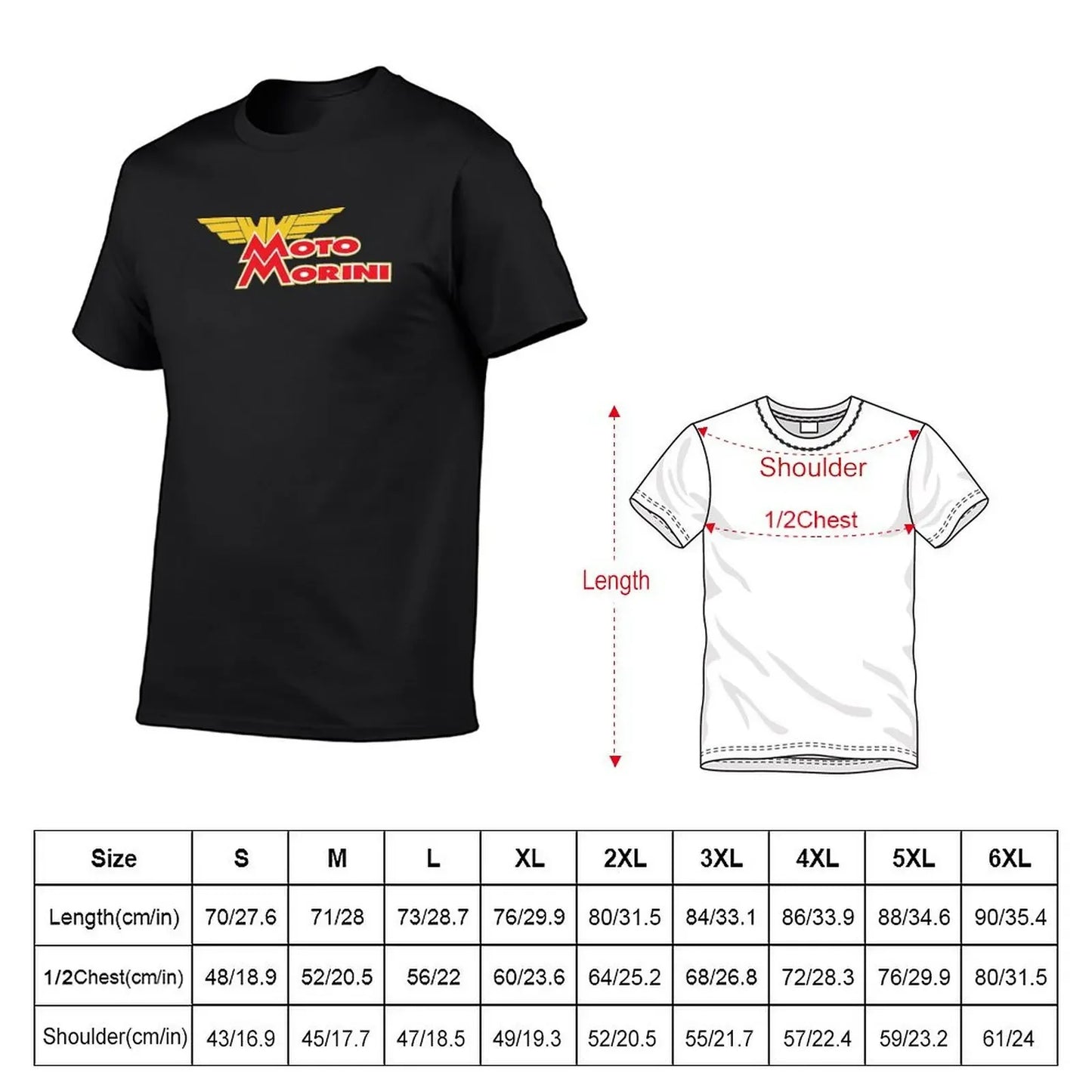 Moto Morini Sport 1976 T-Shirt tees Aesthetic clothing oversized for a boy men workout shirt