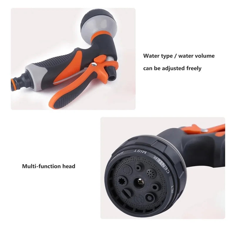 Garden Washing Cleaner High Power Pressure Car and Hose Nozzle Washer Water Spray Gun Adjustable Garden Hose Car Wash Water Gun