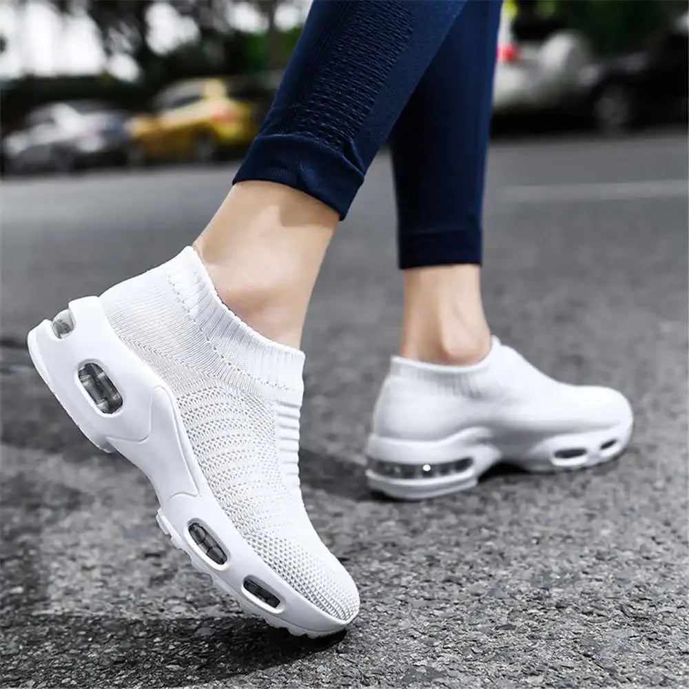 Slip On Number 37 Women's Sneakers Size 42 Vulcanize For Jogging Women Flat Shoes Luxury Sport Basket Casual Raning