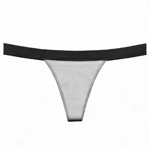 D6001 Low Rise Bamboo Menstrual Thong 4 layer Absorbent Menstrual Underwear Protect Leak Breathable for Women