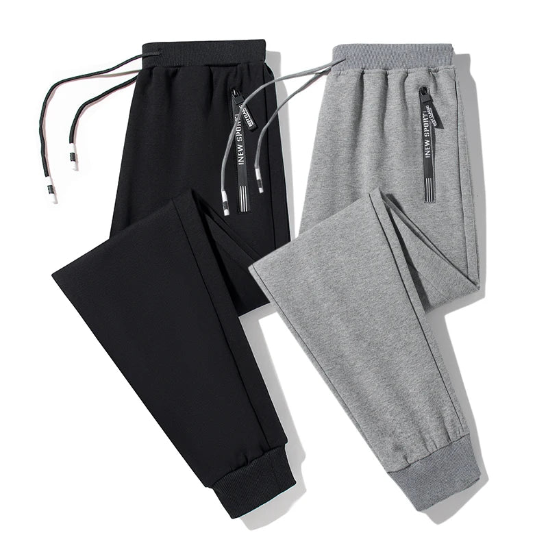 New Spring Autumn Joggers Men Jogging Sweatpants Sportswear Knit Tracksuit Sports Pants Trousers Oversize Wide Leg Clothing