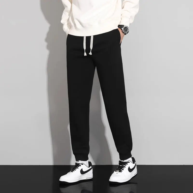 2024 Autumn Casual Sports Pants Simple Solid Color Windproof and Wear-resistant Jogging Fitness Pants Y2k Street Men's Clothing