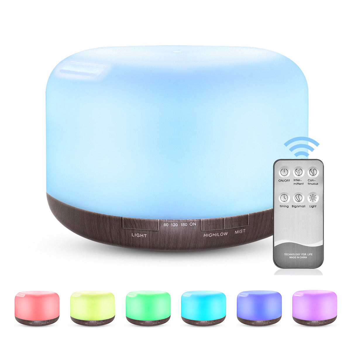 500ml Premium Essential Oil Diffuser with Remote