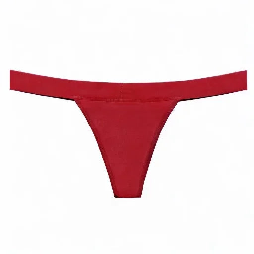 D6001 Low Rise Bamboo Menstrual Thong 4 layer Absorbent Menstrual Underwear Protect Leak Breathable for Women