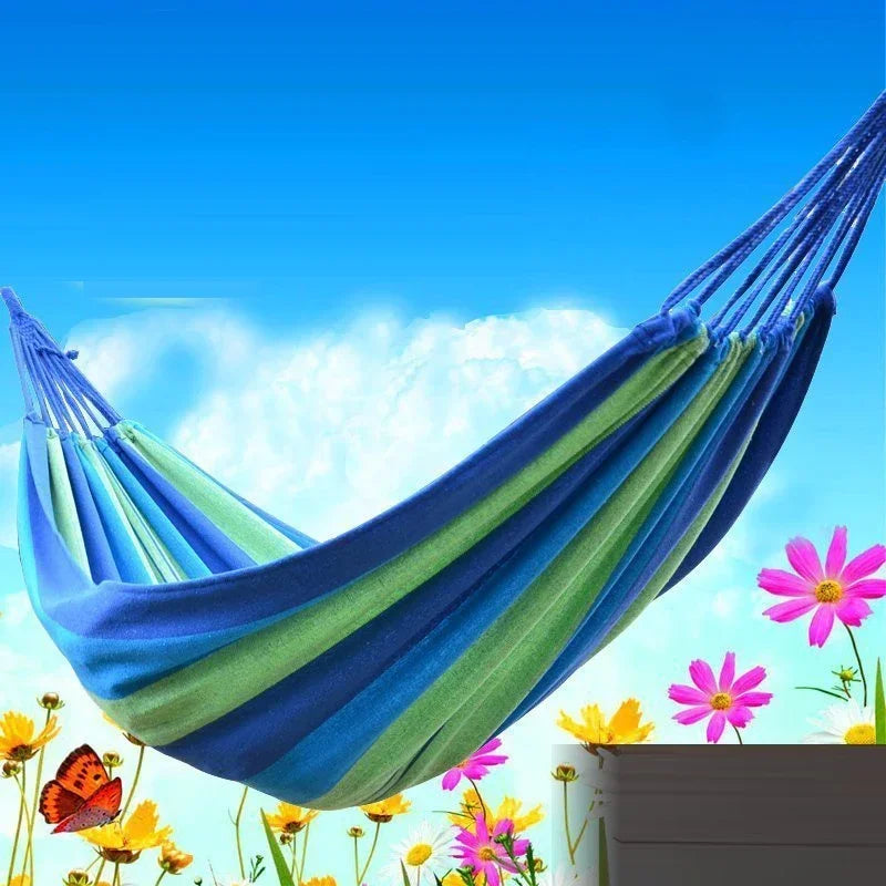 Thicken Canvas Garden Swing Hammock Outdoor Single 2 person Dormitory Camping Hammocks 200*80 200*100 200*150cm Hanging Chair