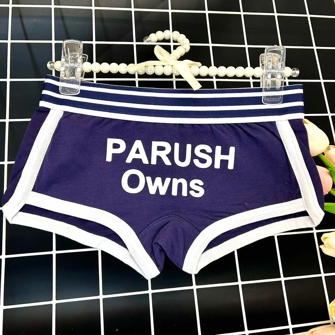 Custom Women Thong Girls Cotton Boyshorts Female Underwear Girls Gift Ladies Personalized Panties Breathable Hotwife Lingerie