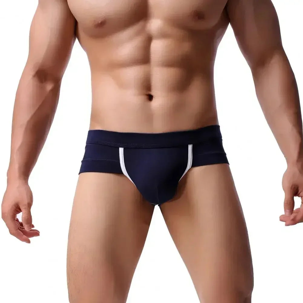 Sexy Cotton Mens Boxers Briefs Underwear Soft Comfortable Bulge Pouch Low Waist Underpants Men Panties Calzoncillos Hombre