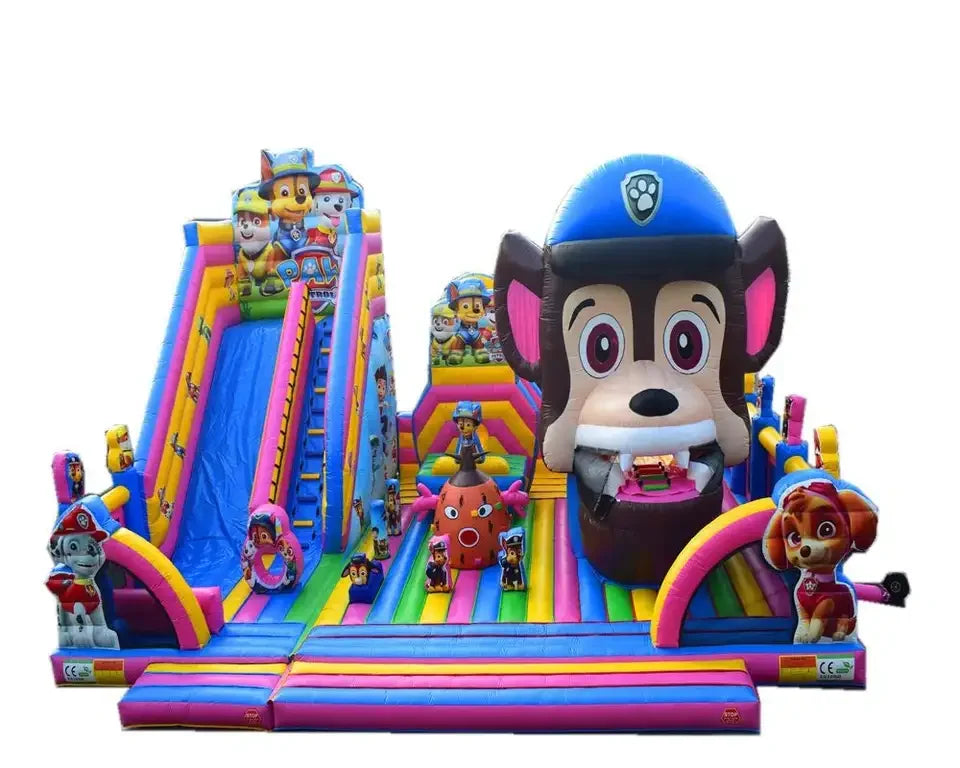 High quality inflatable bouncer bounce house jumping castle park for party inflatable slide park castle for kids