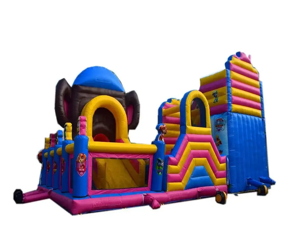 High quality inflatable bouncer bounce house jumping castle park for party inflatable slide park castle for kids