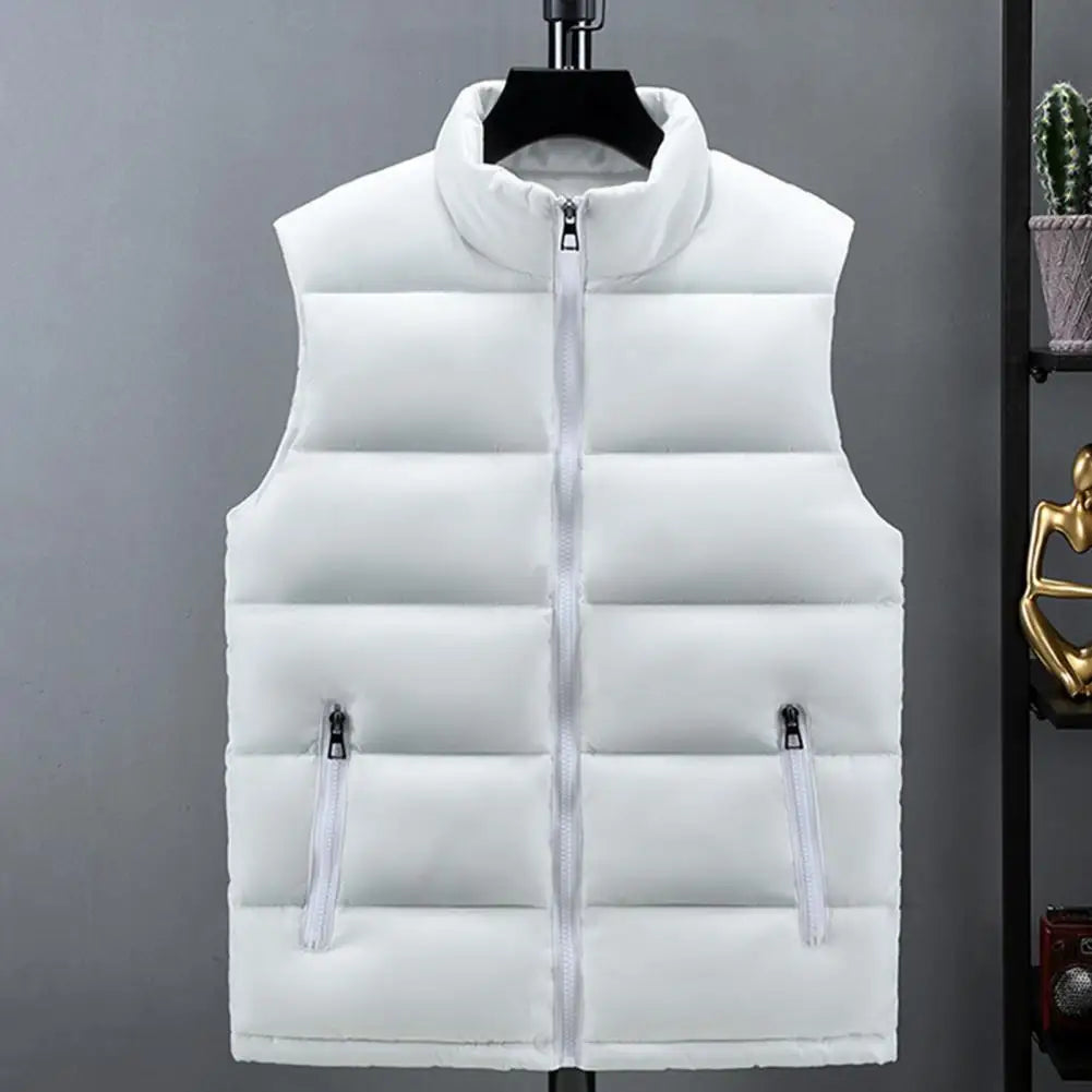 Outdoors Padded Men Casual Heated Vest Man Sleeveless Body Warmer Hiking Clothing Thermal Fashion Men's Heating Winter Coat