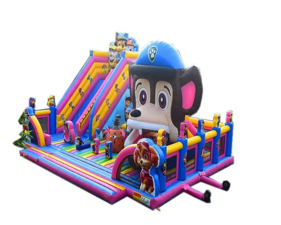 High quality inflatable bouncer bounce house jumping castle park for party inflatable slide park castle for kids