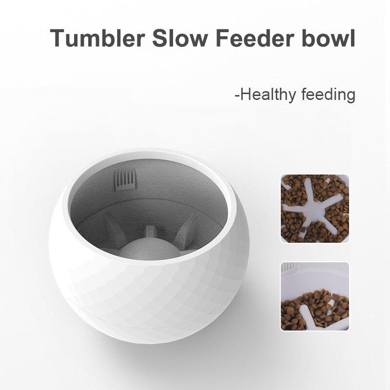 Dog Slow Feeder Bowl Wobbler Toy for Small Medium Dogs Cats